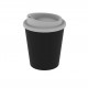 Kaffeebecher Premium small - schwarz/weiß